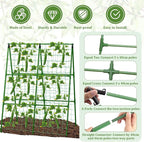 Cucumber Trellis for Raised Beds, 31 X 47 Inch Adjustable Size A-Frame Garden - Image 3
