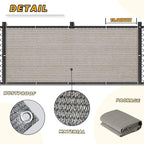 LOVE STORY Balcony Privacy Screen, UV Protection and Weather-Resistant - Image 5