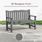 Stoog Outdoor Bench, 2-Person Garden Benches - Image 6