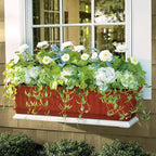 6 Packs Window Box Planter, 17 Inches Flower Window Box Rectangular Plastic - Image 6