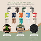 WestinTrends Dylan Adirondack Round Outdoor Side Table - Image 6