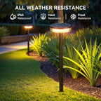 LETMY Solar Pathway Lights Outdoor, 2 Pack 2X Brighter Solar Lights Outdoor - Image 5