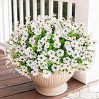 Bassion Artificial Flowers for Outdoors, 24 Bundles UV Resistant Fake Flowers - Image 2