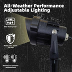 LED Outdoor Landscape Spotlight - 120V 12W Warm White Waterproof Spot Lights - Image 3