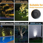 LUTEC 5CCT 12V Low Voltage Landscape Lighting Die-cast Aluminum Spot Lights - Image 4