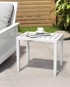 Crestlive Products Outdoor Side Table Set of 2, Aluminum Rectangular Side/End - Image 2