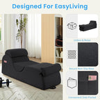 ijuicy 25" Wide Corduroy Yoga Chair, Yoga Lounge Chair - Image 6