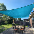 SUNLAX Sun Shade Sail 11' x 22' Turquoise Blue Rectangle Canopy Sail Shade by SUNLAX