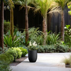 Kante 11.8 Inch Tall Concrete Planter, Large Indoor Outdoor Plant Pot - Image 6