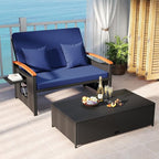 Tangkula Patio Rattan Daybed - Image 2