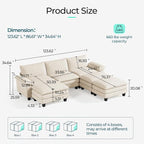 LINSY HOME Modular Sectional Sofa - Image 2