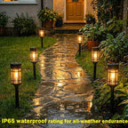 Solar Lights Outdoor Waterproof, 8 Pack 21" Solar Pathway Lights - Image 10