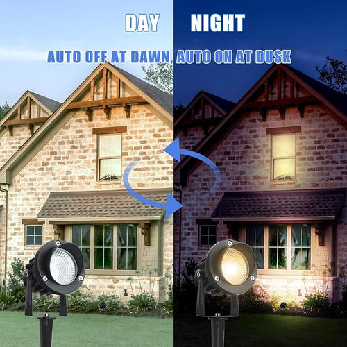 20W Dusk to Dawn led Light Spotlights Outdoor, Low Voltage Warm White Outdoor - Image 2
