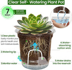 MIXC 12 Packs 5 Inch Self Watering Pots - Image 2
