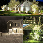 SUNVIE 120V Spot Lights Outdoor LED Landscape Lighting 12W AC Spotlights - Image 7