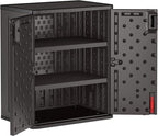Suncast Heavy-Duty Resin Outdoor Storage Cabinet, Made in The USA - Image 5
