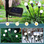 Solar Garden Lights Outdoor, 6 Pack 60 LED Solar Firefly Lights Waterproof - Image 3