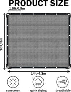 Grey Sun Shade Cloth, Pergola Shade Cover - Image 2