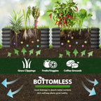 A ANLEOLIFE 2-Pack 4ft x 18” Tall Galvanized Raised Garden Beds Outdoor - Image 8