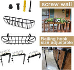 2pack 36-inch Window Sill Window Railing Planters - Image 5
