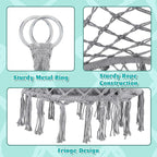 Macrame Hammock Hanging Swinging Chair - Image 4