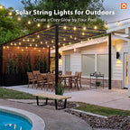 addlon 200FT Solar String Lights Outdoor Waterproof - Image 9