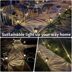 XMCOSY+ Solar Pathway Lights Outdoor, 6 Pack Solar Powered Garden Lights - Image 8