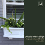 Mayne Nantucket 5-Foot Window Box – Self-Watering, Weather-Resistant Planter - Image 5