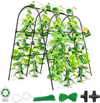 Cucumber Trellis for Raised Bed, U-Shape Garden Trellis for Climbing Plants by MQHUAYU
