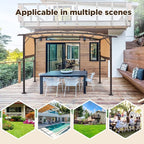 AECOJOY Pergola 9' x 12' Outdoor Pergolas, Pergolas and Gazebo Clearance - Image 6