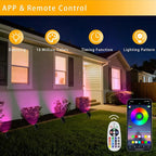 Smart RGB Low Voltage LED Spotlights, APP & Remote Control, Synchronous Dimming - Image 6