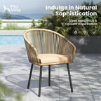 PHI VILLA 5 Pieces Outdoor Small Dining Set - Image 5