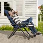 UDPATIO Oversized Zero Gravity Chair Set of 2, 33In XXL Patio Reclining Chair - Image 2