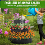 3 Tiered Strawberry Planter for Outdoor Plants, 23.6 Inch Heavy Duty Strawberry - Image 4