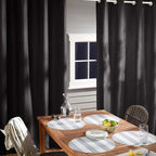 TOWN & COUNTRY BASICS Cabana Solid Heavyweight Indoor Outdoor Curtains - Image 4