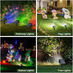 Kingsyard Solar Lights Outdoor Waterproof IP68, 47 LEDs 3 Lighting Modes USB & - Image 6