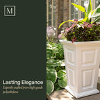 Mayne Wyndham 24-Inch Tall Planter – Self-Watering, Weather-Resistant Planter - Image 3