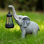 Solar Garden Statue Lights Elephants Figurine - Image 8