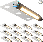 SUNVIE 7 Inch Retaining Wall Lights 5W LED Hardscape Lighting 12V-24V Low by SUNVIE