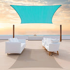 ColourTree TAPR1616 Custom Size 15' x 23' Turquoise Sun Shade Sail Canopy UV by ColourTree