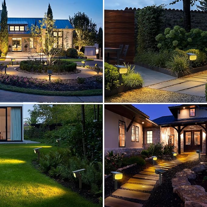 nipify 10 Pack Solar Spot Lights Outdoor Motion Sensor - Image 6