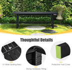 Giantex 2-Pack Outdoor Bench Seat - Image 8