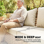 Outsunny Outdoor Patio Couch - Image 4