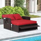 RELAX4LIFE Wicker Patio Outdoor Daybed - Image 2