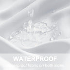 RYB HOME Outdoor Curtains for Patio Waterproof Block Sunlight Thermal Insulated - Image 5