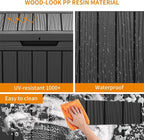 46 Gallon Outdoor Deck Box, Lockable Waterproof Outdoor Storage Boxes - Image 7