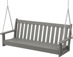 POLYWOOD GNS60GY Vineyard 60" Swing, Slate Grey by POLYWOOD