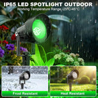 St. Patrick's Day Green Spotlights Outdoor, 14 LED Landscape Lighting - Image 2