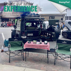 SUNNYFEEL Camping Directors Chair, Heavy Duty, Oversized Portable Folding Chair - Image 4