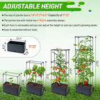 2 Packs Raised Garden Bed Tomato Planter Box - Image 3